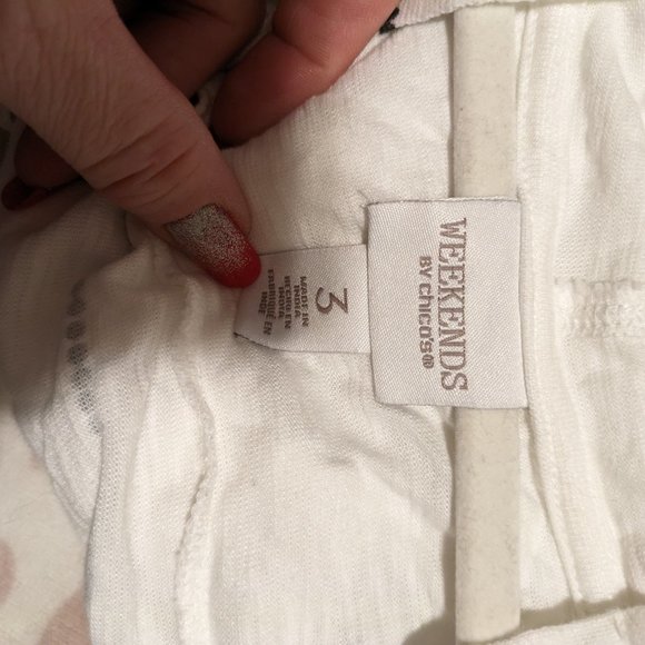 Chico's Weekends Hooded Cardigan - Picture 2 of 5